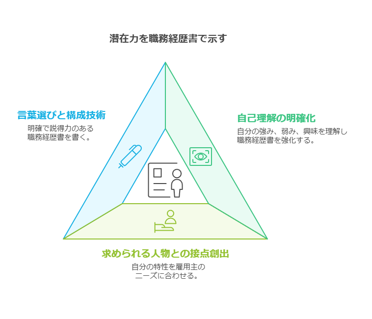 職務経歴書で潜在力を示す方法（構成技術、自己理解、ニーズとの接点）